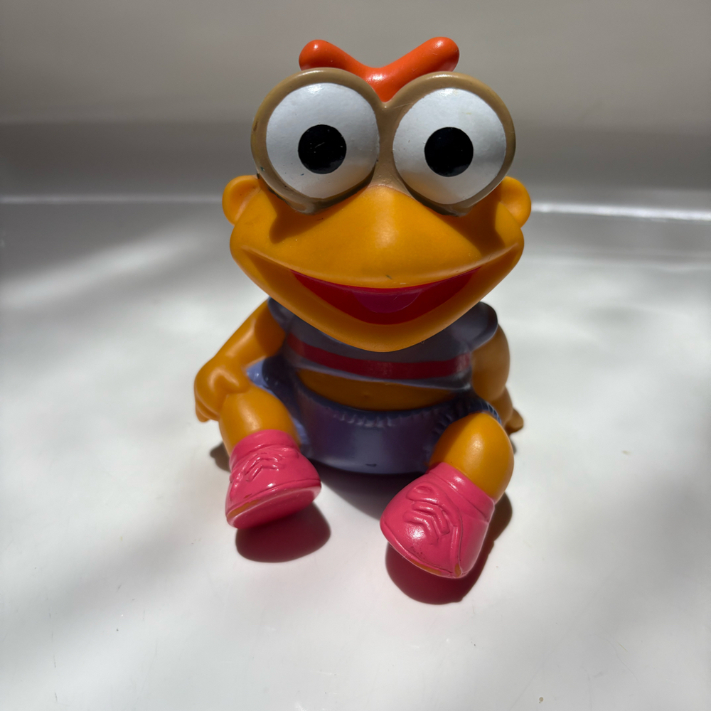 Vintage Muppet Babies - Skeeter - 1985 Hasbro Vinyl Toy 4.5\"